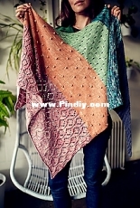 Pastel Gemstones Shawl Abbye Dahl - AbbyeKnits