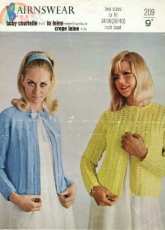 Bairns Wear 209 - Ladys Bed Jackets - English