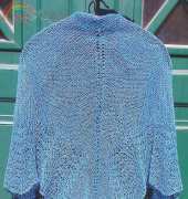 Peacock Linen Shawl by Ann Linderhjelm -English,Italiano,Svenska-Free