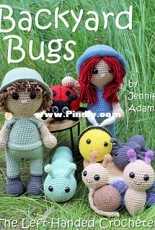 Left Handed Crocheter - Jennifer Adams- Backyard Bugs