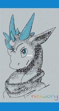 Dragon with Blackwork by Lesya Burkat / naiwory - Free
