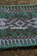 Chunky Fair Isle Cowl by Tanis Gray-Free