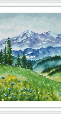 Mountain Landscape by Anna Ulchitskaya