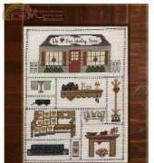 We Love Our Country Home - Expressions of Love-Womans Day Prizewinning Sampler