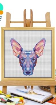 Awesome Pattern Studio - CS2172 - Mandala Xoloitzcuintli XSD