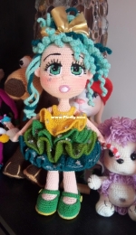 Lorena Doll with christmas tree dress