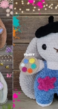 Cosy Pattern by Tasha/Cosy Crochet by Tasha - Bunnies in overalls