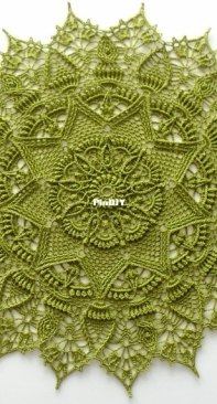 Galyna Borysova - Галина Борисова - Christmas Fairytale Doily - Салфетка Christmas Fairytale - Russian