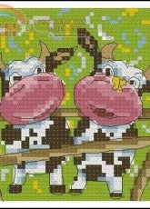 Two Cows from Wonderful Moments 1-2009