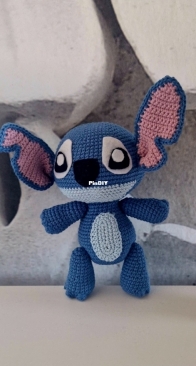 Stitch blue monster