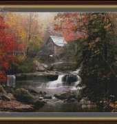 Classic Cross Stitch CCS NEW 850 - Old Water Mill