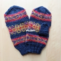 Nightfall Mittens by Espace Tricot-Free