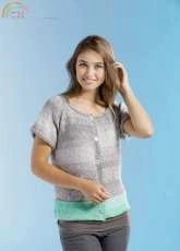 Dip-Dyed Cardigan by Universal Yarn Design Team -free