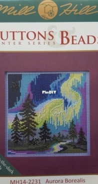 Mill Hill - Buttons And Beads - Winter Series - MH14-2231 - Aurora Borealis