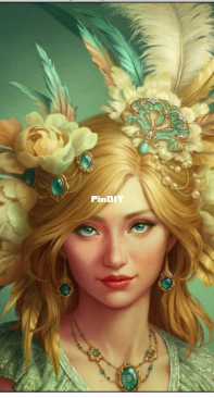 Le Crocette di Rea - Dama Con Piume