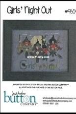 Just Another Button Company JABC 9609 - Girls Night Out