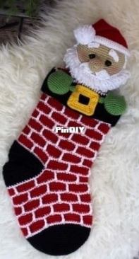 Croch Eh Patch - Hollys Hobbies - Holly McNevan - Home for Holidays Santa