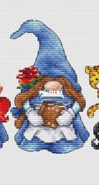 Ariel, Belle and Jasmine Gnomes by Elena Lartsova