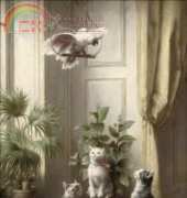 Golden Kite - 1850 Cats and the Cackatoo