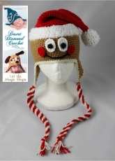 Desert Diamond Crochet - Rebecca Goldsmith - 037 Santa Gingerbread Hat