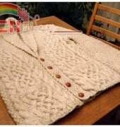 Aran Cardigan by Jane Pearlmutter-Free