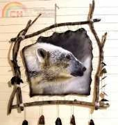 HAED HAESAB039 Polar Bear Spirit Catcher by Sandi Baker