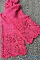My Friend Holly Scarf by Rose Williams/ Knitting Friends Designs-Free
