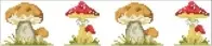 Bordo Funghi 01/ Mushroom border by Le Idee di Susanna XSD