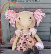 Homespun from the heart - Cupcake Raggedy Ann