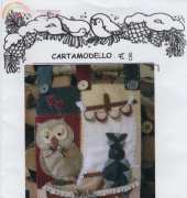 Il risveglio dellantico-Wallhanging with Cat and Owl