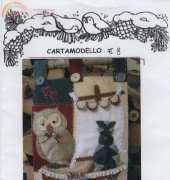 Il risveglio dellantico-Wallhanging with Cat and Owl