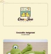 One and Two Company - Carolina Guzman - Crocodile Amigurumi
