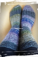 Back & Forth Socks by SimitaS Trickkiste-Free