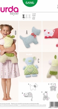 Burda Style - 6886 - Cushions