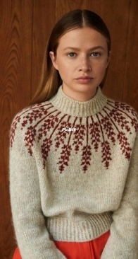 Lupin Sweater by Hanne Rimmen - English
