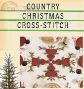 Womans Day Country Christmas Cross Stitch - Hearts and Wreaths Tablecloth