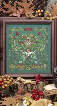 Owl forest embroidery - 0332 Wood Spirit