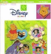 Leisure Arts 1988 Pooh Fun Time Magnets - plastic canvas