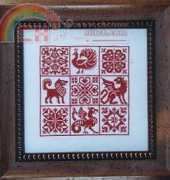 Dessins DHC - Patchwork Rouge 11