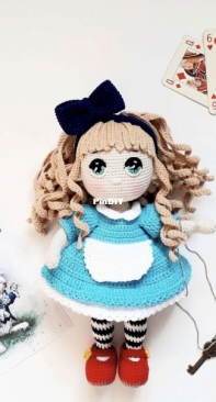 Amigurushka Gifts - Tatiana Sheremetyeva / Tatyana Sheremeteva - Doll Alice - Russian