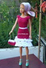 Maguinda Bolsón - Cintia dress and bag set for dolls