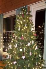 My christmas tree with homemade decorations