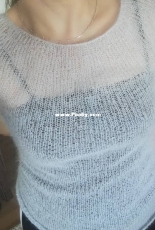 Mohair minimalist top by Anna Kuduja