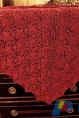 Sivilla Shawl/Wrap by Anna Kuduja-Eng,Italian-Free