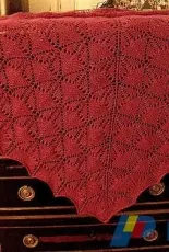 Sivilla Shawl/Wrap by Anna Kuduja-Eng,Italian-Free