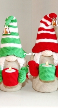Pattern by Steph - Stephanie Risthaus - Candle gnome -Pattern by Steph - Stephanie Risthaus - Candle gnome - Kerzen Wichtel - German