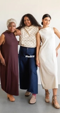 Friday Pattern Company - Dew Top and Dress