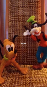 Pluto - needle felting