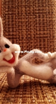 Bugs bunny 2 - needle felting