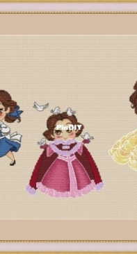 Chibis Belle by Victoria Ivchenko